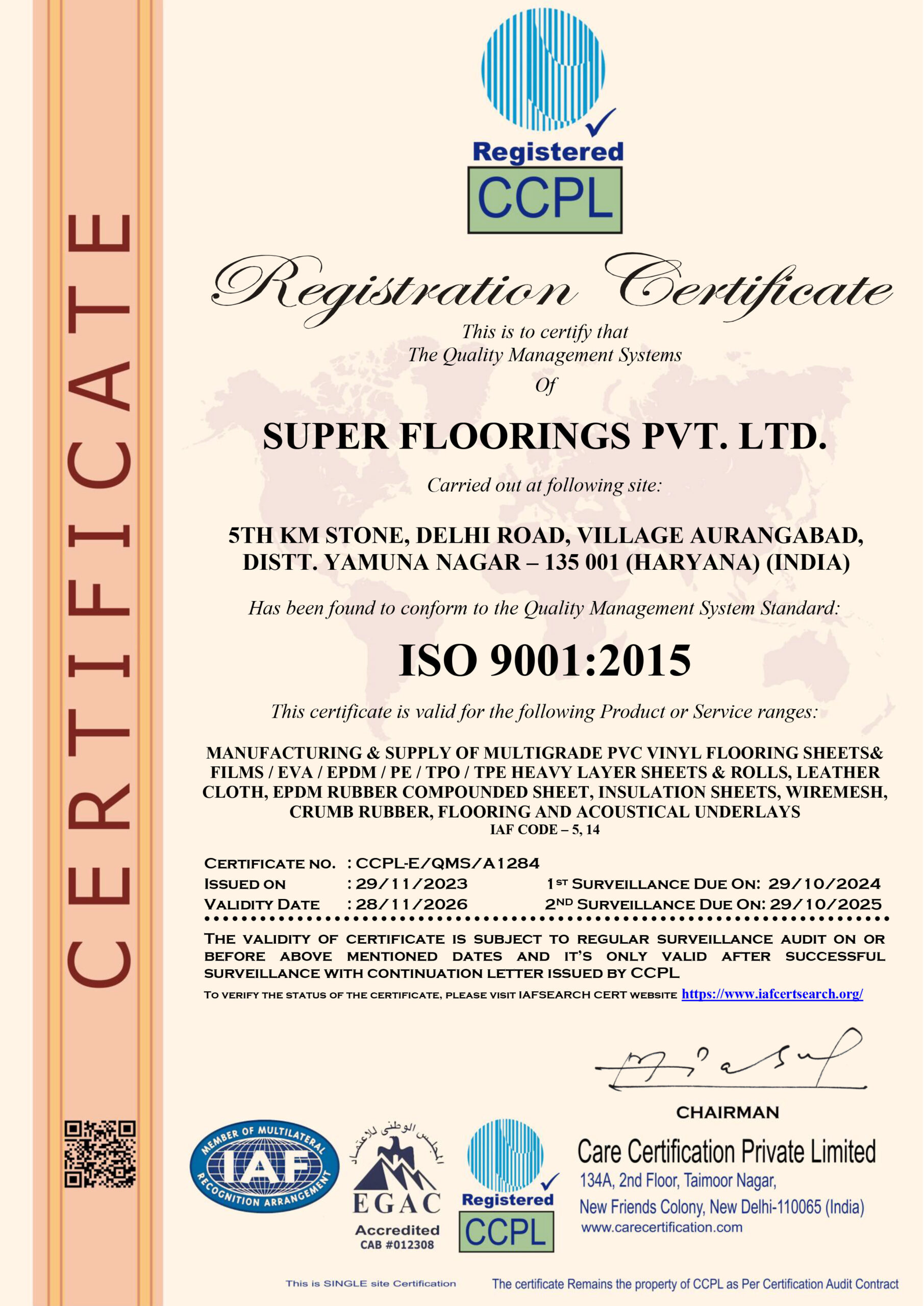 ISO-CERTIFICATE